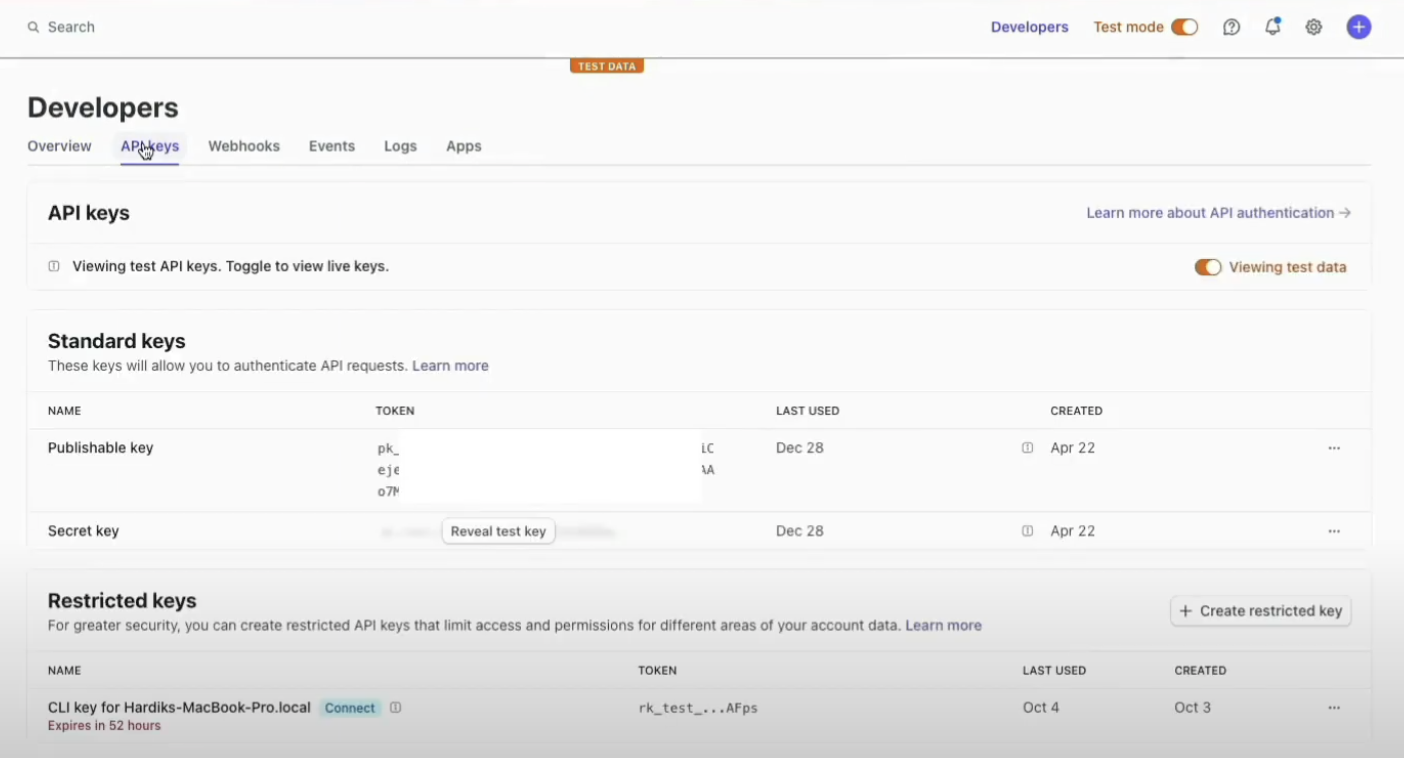 Paypal Dashboard